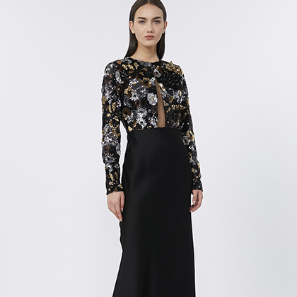 Wool and cashmere jumper with zip, brown bronze | Max Mara